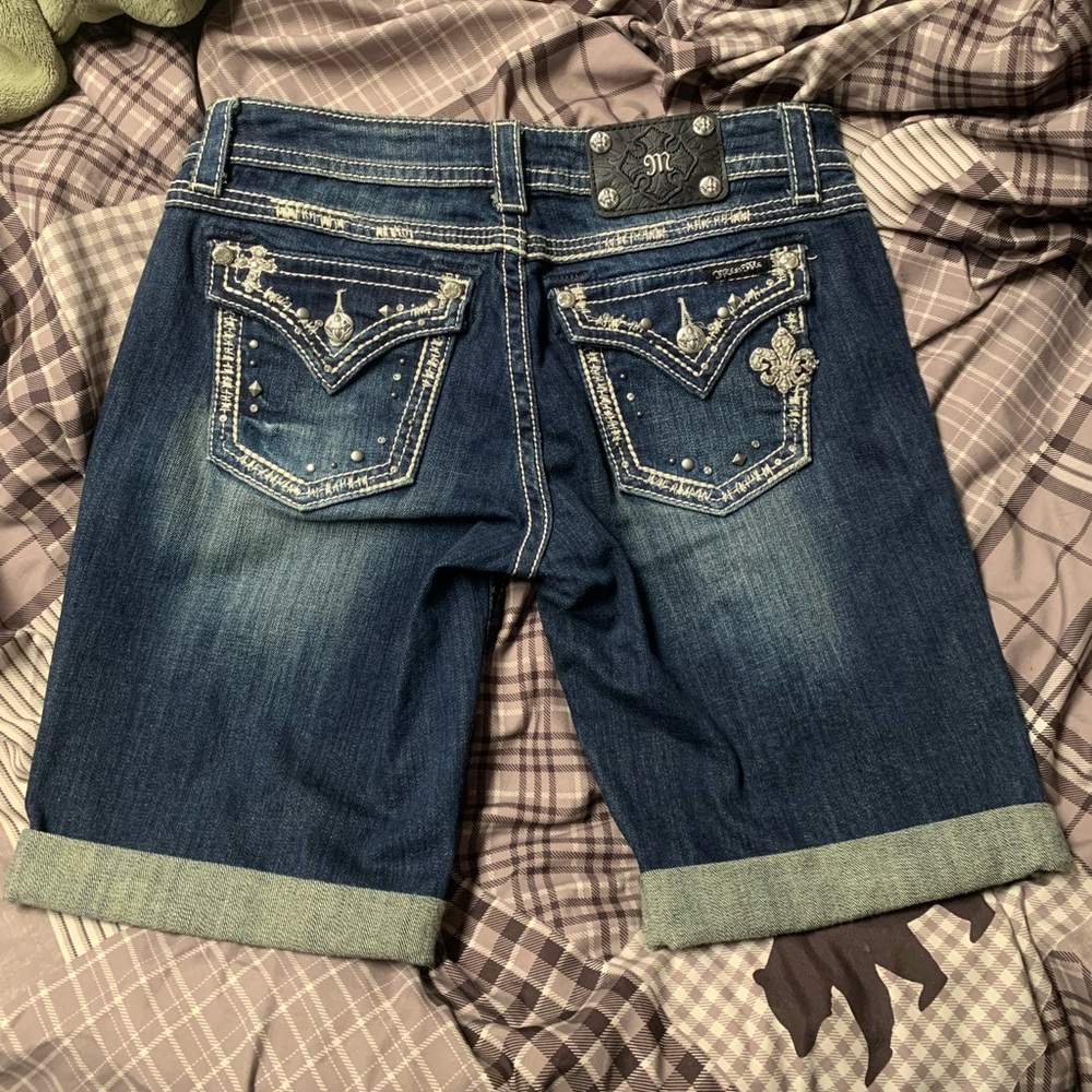 Miss Me Bermuda Shorts
